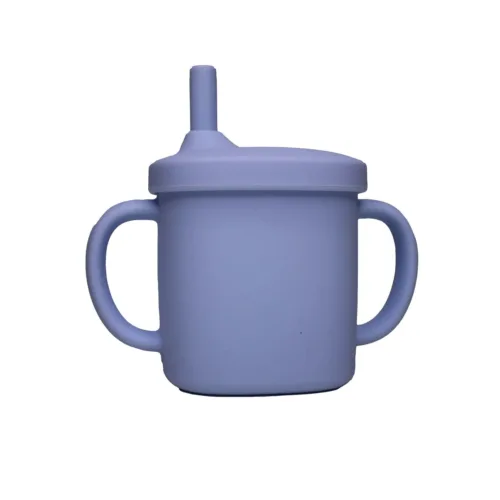 Ash Blue Simple Sippy Cup
