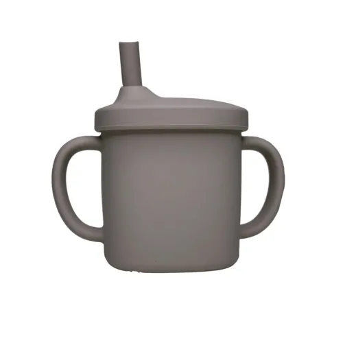 Grey Sippy Simple Sippy Cup